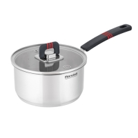 Ковш Rondell Stripes RDS-1635 2л. d=18см (с крышкой) стальной