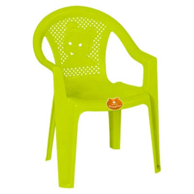 Кресло пластиковое детское Мишутка салатовый