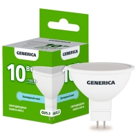 Лампа LED MR16 софит 10Вт 230В 6500К GU5.3 GENERICA арт.LL-MR16-10-230-65-GU5-G Лампа LED MR16 софит 10Вт 230В 6500К GU5.3 GENERICA арт.LL-MR16-10-230-65-GU5-G