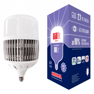 Лампа светодиодная, матовая LED-M80-80W/6500K/E27/FR/NR UL-00006796