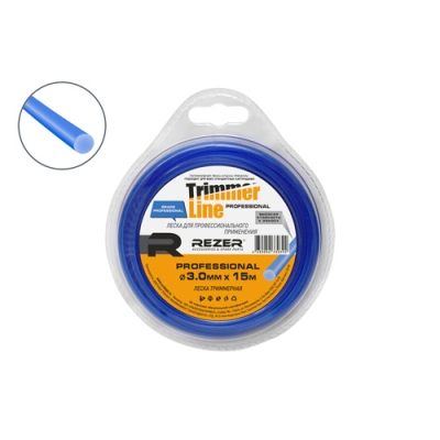 Леска PROFESSIONAL 3.0мм15м кругл. Rezer (10/80шт. в кор.) код 30392