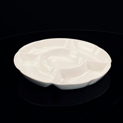 Менажница 25,5см BIANCO в под.уп.(х12)Фарфор арт.118-057