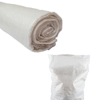 Мешок полипропиленовый 55х105 см белый на 50кг, рулон по 10шт, штрих-код "Полимакс"