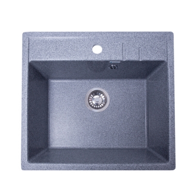 Мойка GranAlliance G-21м (555х495мм) графит с сифоном Мойка GranAlliance G-21м (555х495мм) графит с сифоном