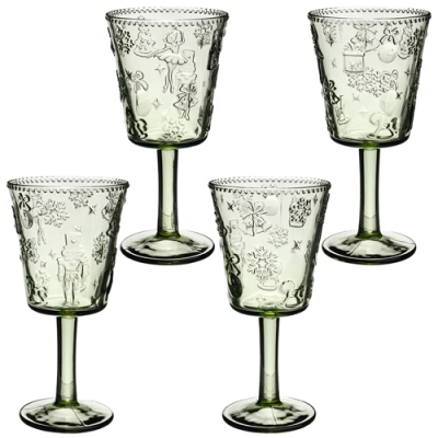 Набор бокалов "Щелкунчик" green, 4 шт/280 мл 355-412 355-412
