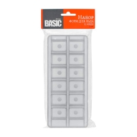 Набор форм для льда пластиковых, 12 ячеек, 2 шт, 20*9 см BASIC Marmiton /150/30 17656
