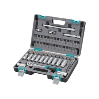 Набор инструмента, 1/2", CrV, пласт.кейс, 60 предметов STELS 14103