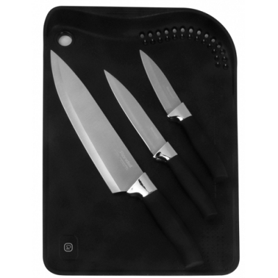 Набор ножей кухон. Rondell Stolz RD-1772 компл.:4предм. разд.дос. черный