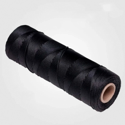 Нить крученая капр. 3-х пр. черная L=200m D=1,1mm уп.20 шт г.Рязань