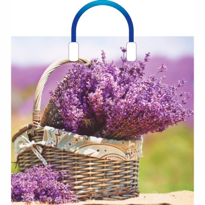 Пакет с пластмассовыми ручками 38х34+3 (90) Артпласт (Корзинка нежности) ПЛР58462