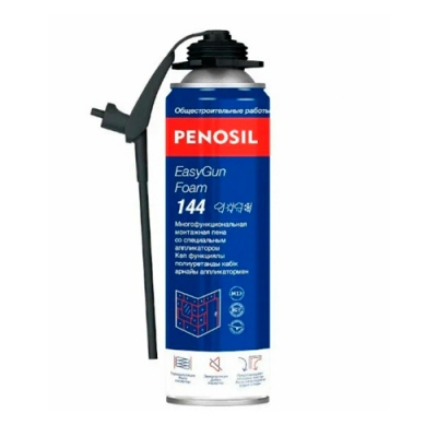 Пена монтажная профeccиональная Penosil EasyGun 144 с адаптером, всесезонная 750 мл.