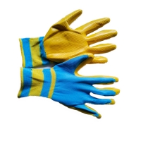 Перчатки нейлоновые со штампованным латексным покрытием г.Пенза