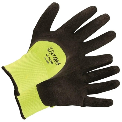Перчатки Ultima 510Wдвухслойные с латексным покрытием утепленные р.10 XL