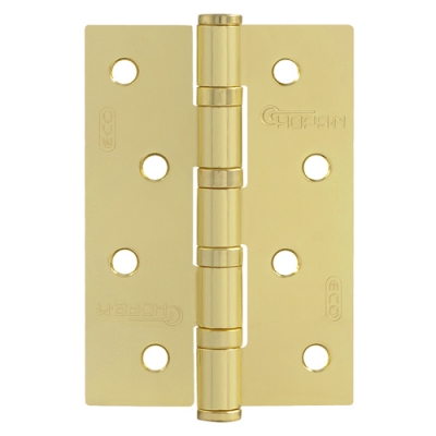 Петля накладная универсальная Нора-М 4"-4ВВ FHP STD PB золото (100х704х2,5) арт.15430