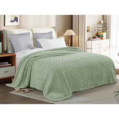 Плед Доброшвейкин Велсофт 190*210 ромб 008