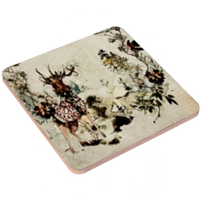 Подставка под горячее 14*14см "С Новым годом! Волшебного настроения!" МБ2-405