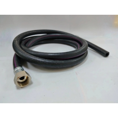 Подводка для газа ELKA серия Rubber, резина ГОСТ, тип 1-9,0, длина - 2,0 м., ВР - "без фитинга"