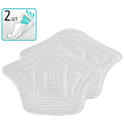 Пяткоудерживатель Рыжий кот самоклеящийся, в наборе 2 шт, цвет белый 107994