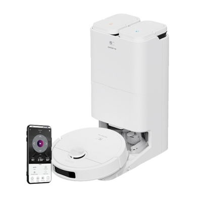 Робот-пылесос со станцией самоочистки Polaris PVCRAC 7790 WIFI IQ Home Белый