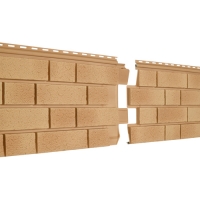 Сайдинг (ПВХ).0292.Н. «Стоун-Хаус С-Лок», КЛИНКЕР BALTIC светлая медь (1,95 х 0,292 = 0,57 кв.м)