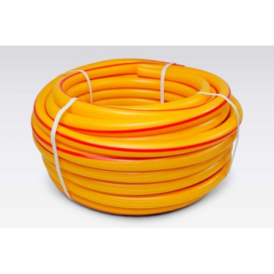 Шланг НОВЭМ Элит ПВХ желтый с красной полосой 3/4 25м г.Волжский