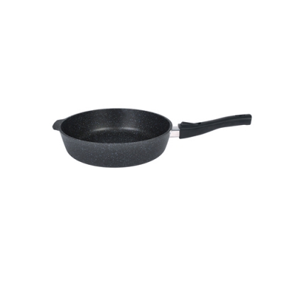 Сковорода глубокая 280мм со съемной ручкой,АП линия "Granit" (black) "Kukmara" сггч282а