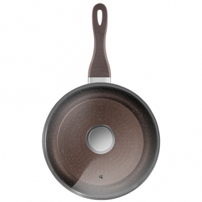 Сковорода ZEIDAN Z-90221 d24 см Mocco