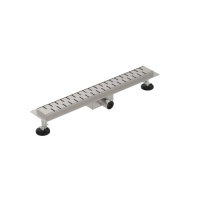 Сливной трап с защитой от запаха (прямоугольный 70х600мм) "POTATO" DS44-60S сатин