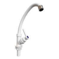Смеситель ROEGEN RU523A моно, 1/2" м/к, ABS, белый, вентиль L5 (100 шт.)