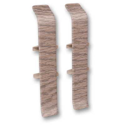 Соединитель для плинтуса 85ММ "Деконика", 215 Дуб снежный