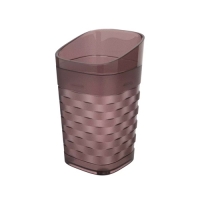 Стакан для зубных щеток без разделителя Glam шоколад С15910 Полимербыт