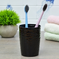 Стаканчик для ванной Туле Homver 350мл черный 3041 Стаканчик для ванной Туле Homver 350мл черный 3041