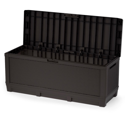 Сундук садовый "Ротанг-плюс" (мокко) 1485х540х595мм (уп.1) М8905 г.Октябрьский