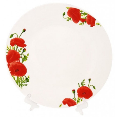 Тарелка 23 см "Маки" арт.MFK09046