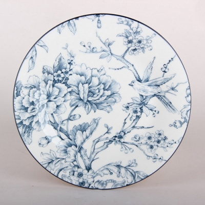 Тарелка десертная 20см, Blue garden ZX2561-80FP