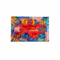 Тарелка ПАСХАЛЬНАЯ прямоугольная для 10 яиц арт.GC2505