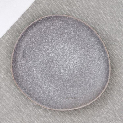Тарелка плоская JEWEL Грей 21 см (керамика) (ПС00138-06)
