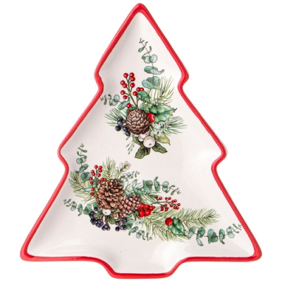 Тарелка в форме елки agness celebration" 23*20,2*2,2 см 358-2263