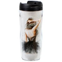 Термокружка пластик, 0.38 л, Daniks, Балерина, колба пластик, YYCF001-25 (426231) Термокружка пластик, 0.38 л, Daniks, Балерина, колба пластик, YYCF001-25 (426231)