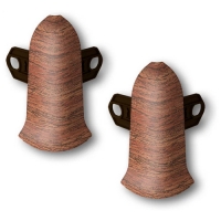 Угол наружний (внешний) Идеал Классик с крепежом 55 мм 341 ольха Угол наружний (внешний) Идеал Классик с крепежом 55 мм 341 ольха