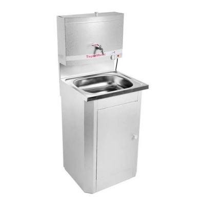 Умывальник с ЭВН нерж. белое серебро "ТермМикс"