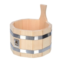 Ушат "шайка" Банные штучки 5 л, система регулировки обручей липа в кор./1 32817 Ушат "шайка" Банные штучки 5 л, система регулировки обручей липа в кор./1 32817