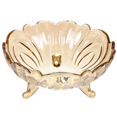 Ваза для фруктов, стекло, 9.5х22.5 см, Мед, Y6-6485 (430047)