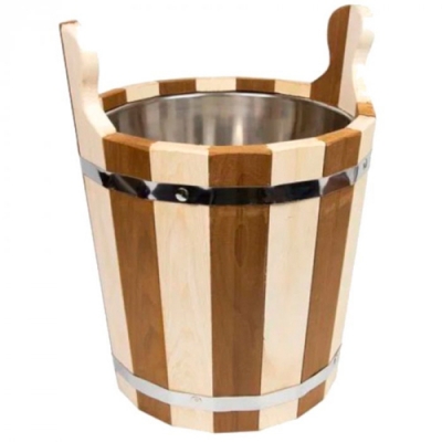 Ведро 13л с метал. вставкой "Зебра" г.Йошкар-Ола