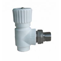 Вентиль PPR радиат. угл. 20 х 1/2" (Lammin) 100/10