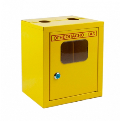 Ящик газовый ГЛ6 желтый с дверцей (250)