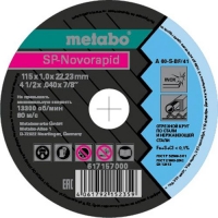 Круг отрез. нерж SP-Novorapid115x1.0x22,23 мм RU Metabo (617157000)