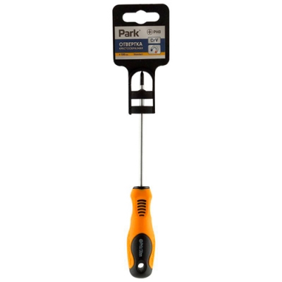 Отвертка Park Standart PH0х10см, двухкомпонентная рукоятка, крестовая арт.008394 Отвертка Park Standart PH0х10см, двухкомпонентная рукоятка, крестовая арт.008394