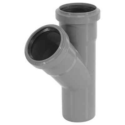Тройник канализационный 40-40 45 град. RU-TB ПП (120 шт.)