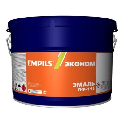 Эмаль для пола EMPILS серия ЭКОНОМ (золотисто - коричневая 20 кг. на дону) (2329)